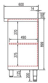Mueble estantería ancho 150 fondo 60 CORECO SEFM60 - 150 - FrigeriaHosteleria.com