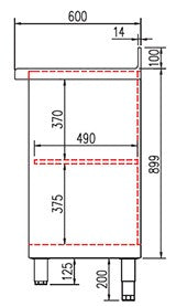 Mueble estantería ancho 99 CORECO SEFM60-100