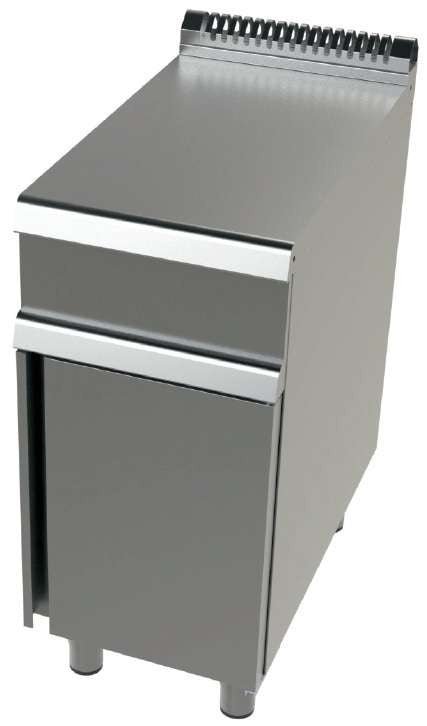Mueble neutro inoxidable ancho 40 fondo 90 BA9C400 - FrigeriaHosteleria.com