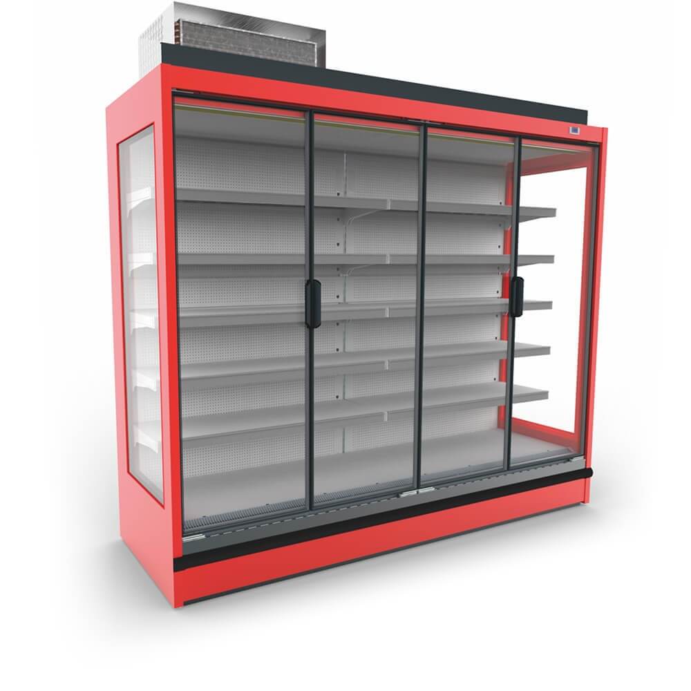 Mural refrigerado con puertas con equipo en techo fondo 70 INFRICO MSDGUH1 - FrigeriaHosteleria.com