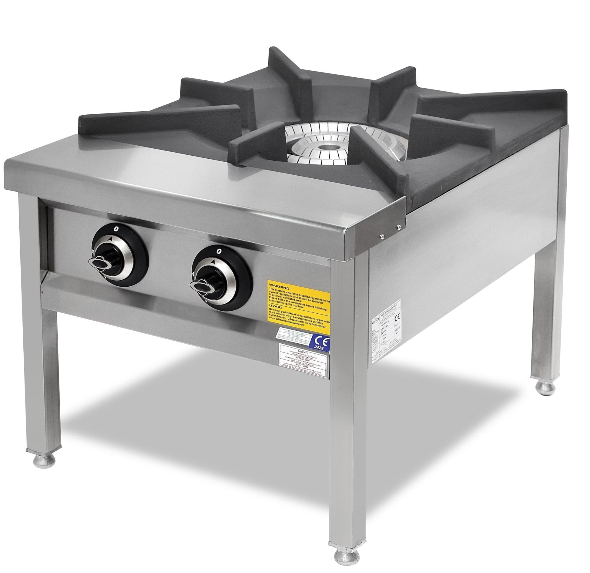 Paellero industrial a gas 600x800x500h mm EMPYRG60 - FrigeriaHosteleria.com