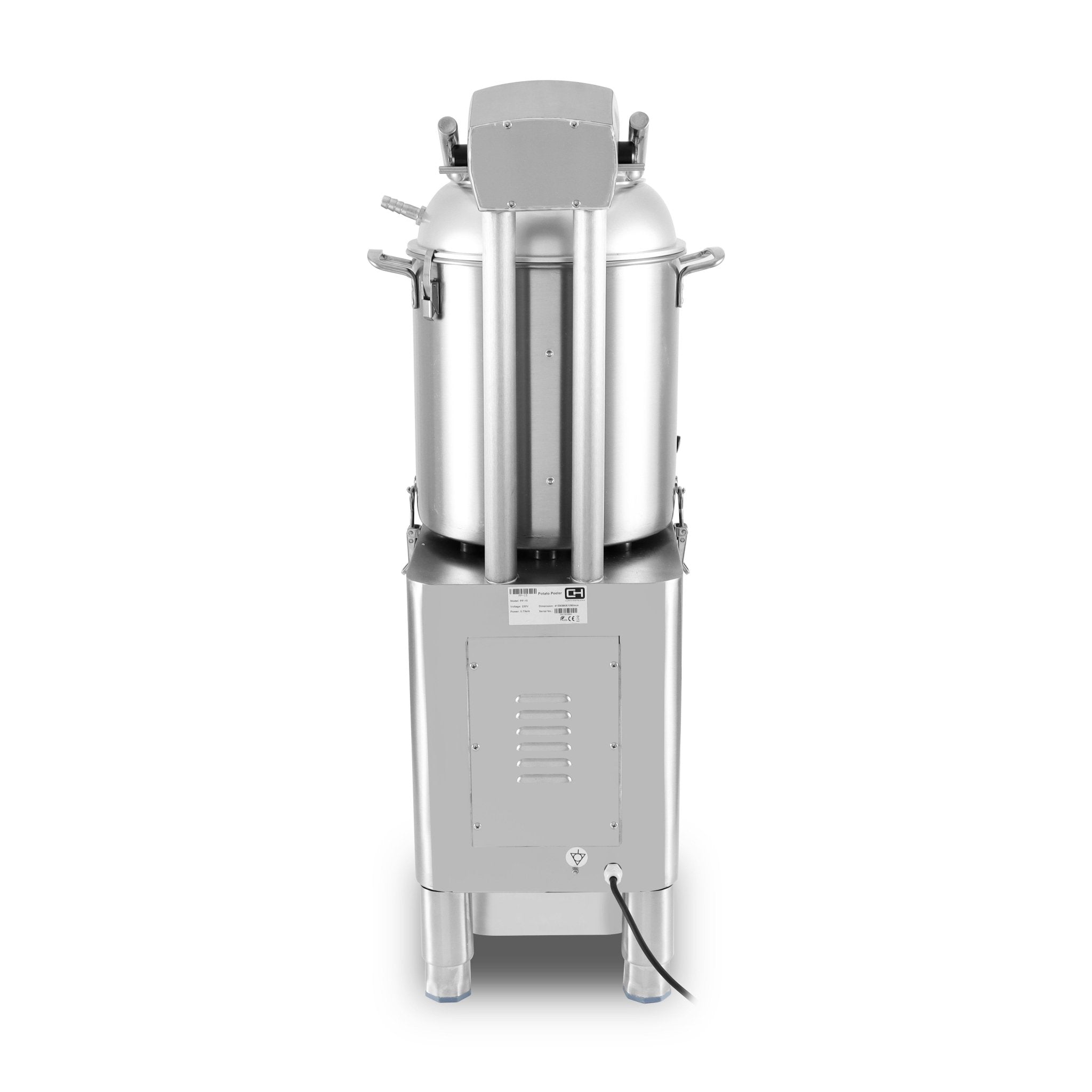 Peladora de patatas de 15 Kg con producción 165 Kg/h PP - 15 - FrigeriaHosteleria.com
