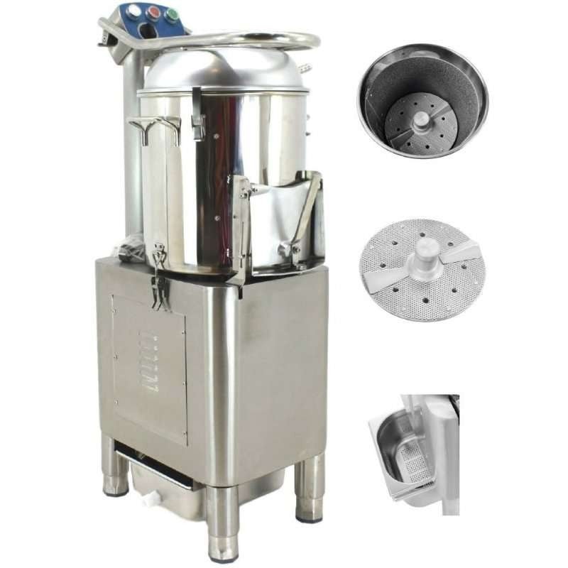 Peladora de patatas eléctrica de 15 Kg HLP - 15 - FrigeriaHosteleria.com