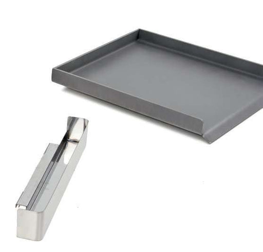 Placa de acero laminado con peto para cocina a gas sobremesa 40PL - FrigeriaHosteleria.com