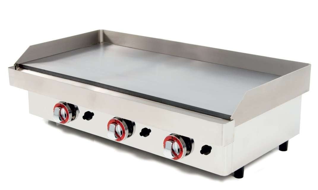 Plancha a gas acero rectificado ancho 81 80PGR - FrigeriaHosteleria.com
