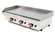 Plancha a gas acero rectificado ancho 81 80PGR - FrigeriaHosteleria.com