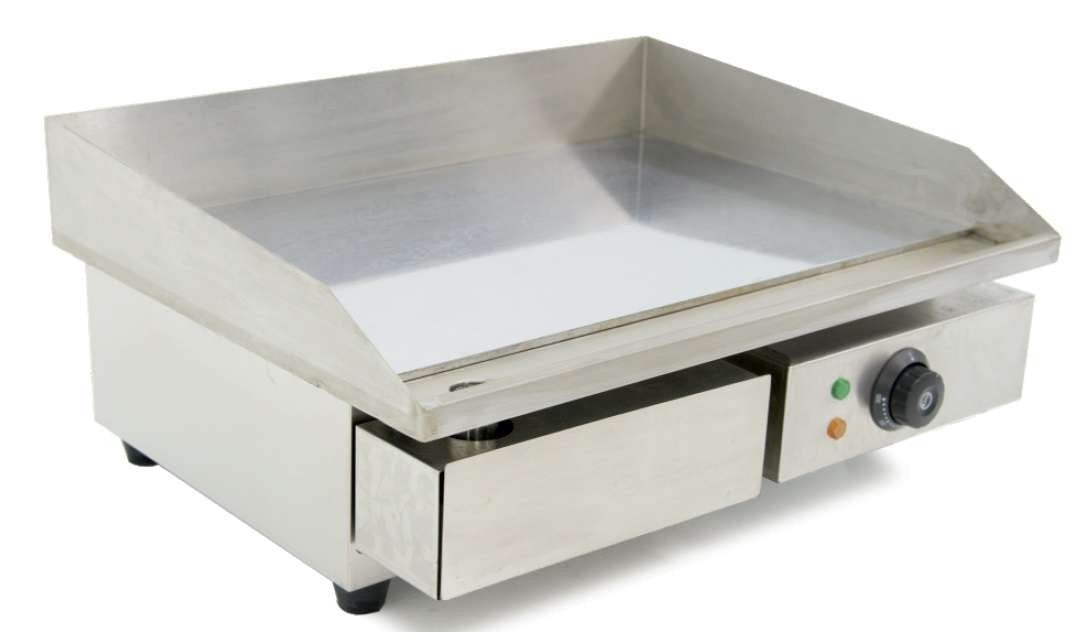 Plancha eléctrica acero 10 mm ancho 55 IEG-818C