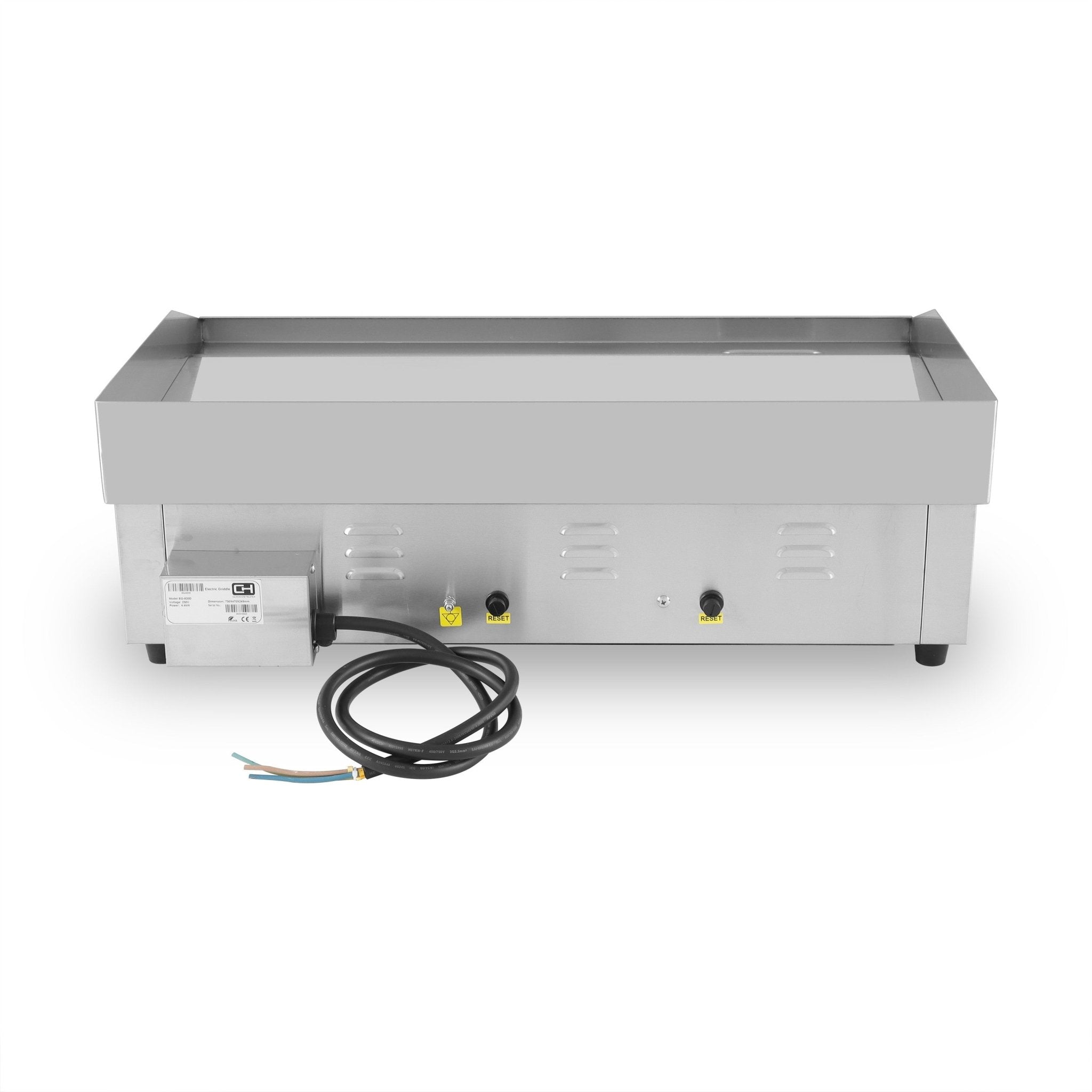 Plancha eléctrica cromo duro ancho 74 EG - 820D - FrigeriaHosteleria.com