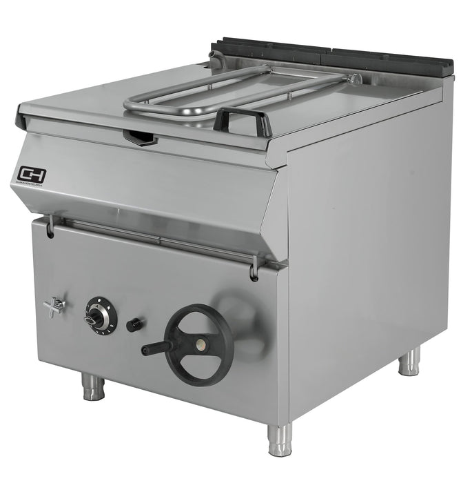 Sartén basculante a gas 80 litros 800x900x850h mm EMPPLSDTG80 - FrigeriaHosteleria.com
