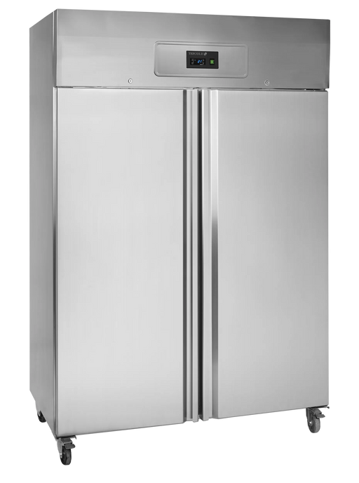 TEFCOLD Congelador vertical 2 puertas refrigeración ventilada 1000 litros RF1010 - FrigeriaHosteleria.com