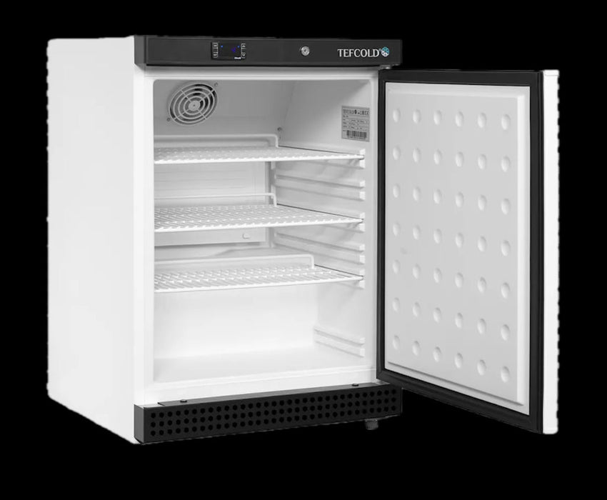 TEFCOLD Congelador vertical de sobremesa blanco 200 litros UF200 - FrigeriaHosteleria.com