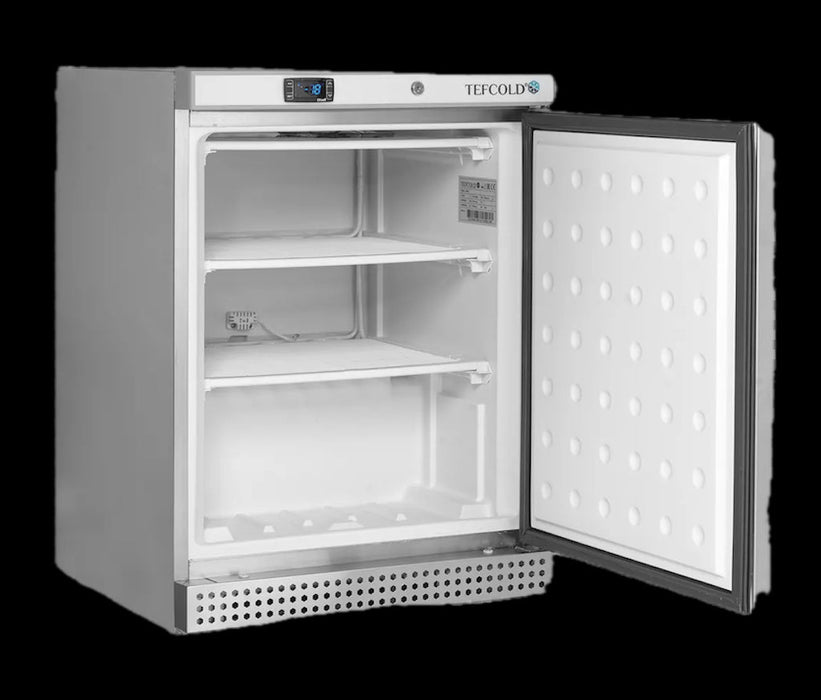 TEFCOLD Congelador vertical inoxidable de sobremesa 200 litros UF200S - FrigeriaHosteleria.com