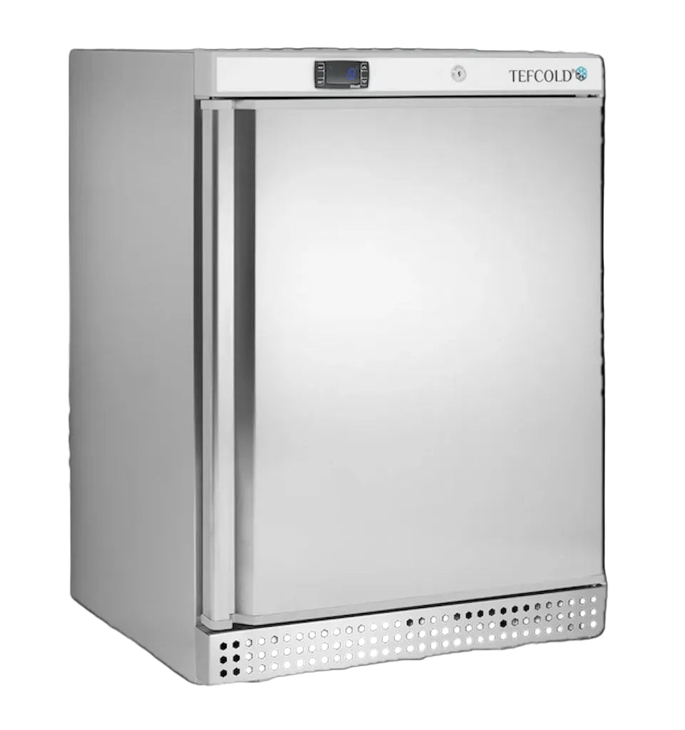 TEFCOLD Congelador vertical inoxidable de sobremesa 200 litros UF200S - FrigeriaHosteleria.com