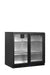 TEFCOLD Expositor botellero backbar 2 puertas corredera alto 90 cm BA21S - FrigeriaHosteleria.com