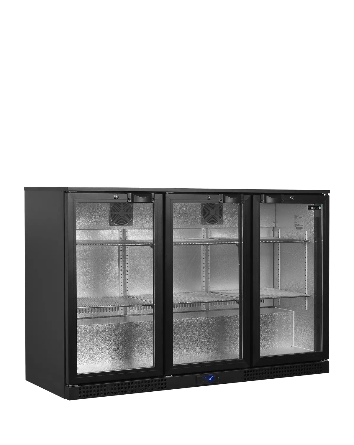 TEFCOLD Expositor botellero backbar 3 puertas alto 90 cm BA31H - FrigeriaHosteleria.com