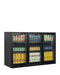 TEFCOLD Expositor botellero backbar 3 puertas alto 90 cm BA31H - FrigeriaHosteleria.com