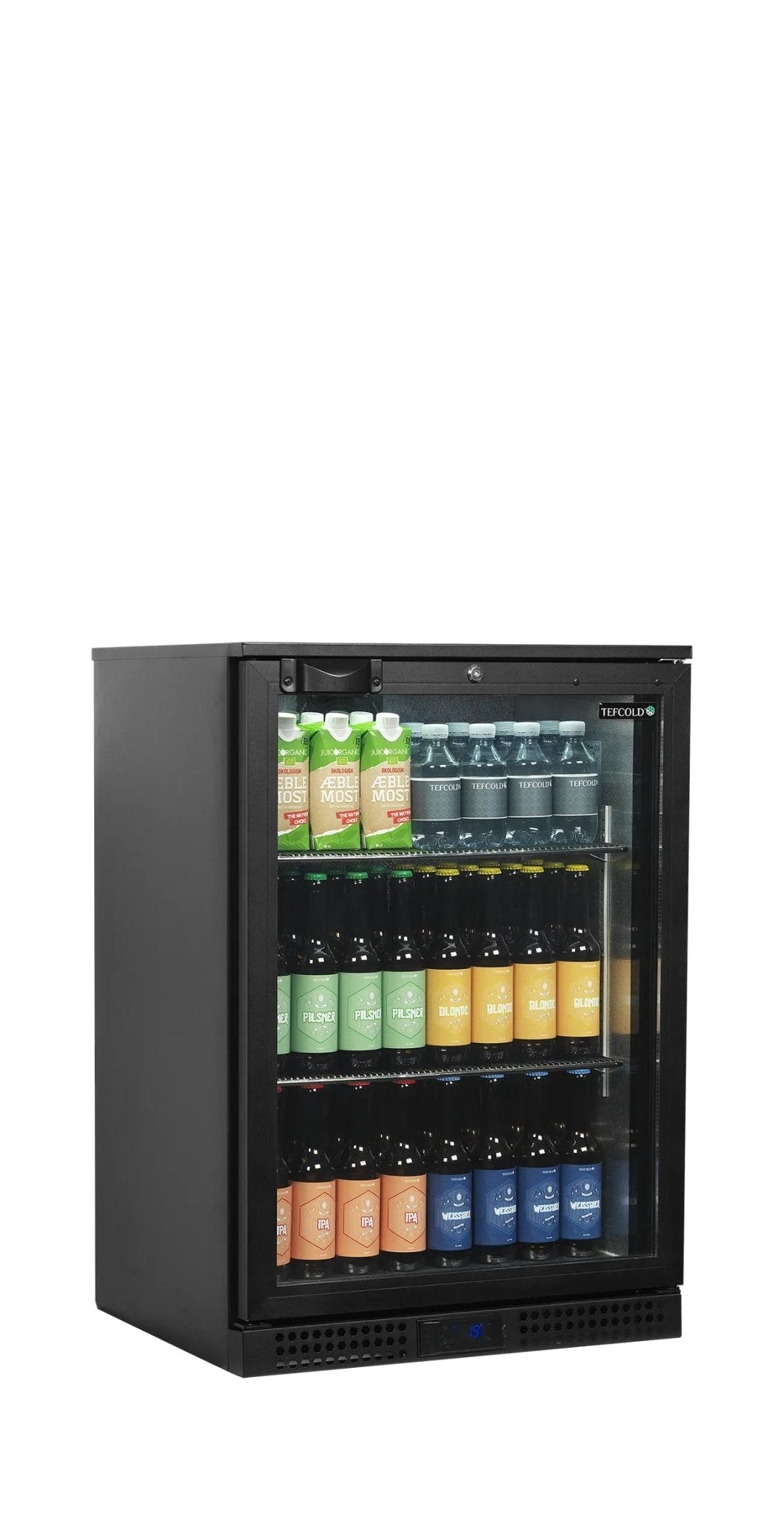 TEFCOLD Expositor botellero backbar altura 90 cm 128 litros BA11H - FrigeriaHosteleria.com
