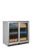 TEFCOLD Expositor botellero backbar INOX 2 puertas corredera BA26SS - FrigeriaHosteleria.com