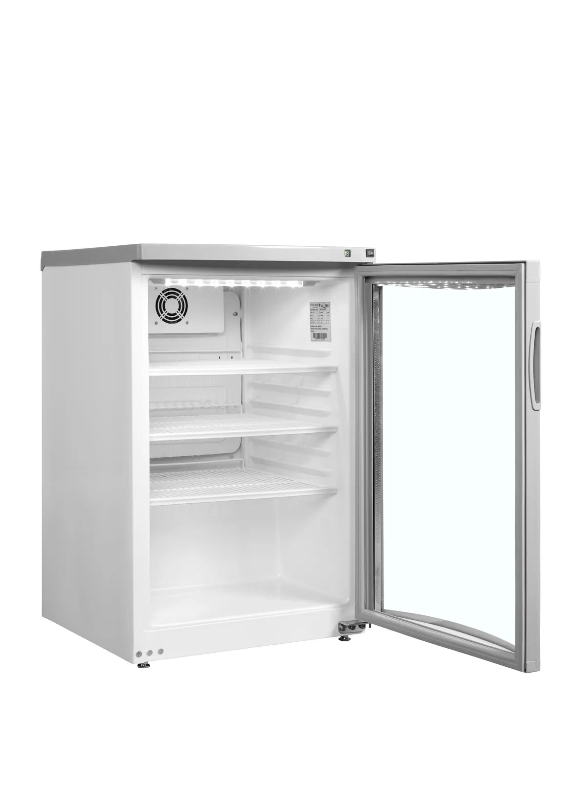 TEFCOLD Expositor botellero puerta curva 110 litros BC145 - FrigeriaHosteleria.com