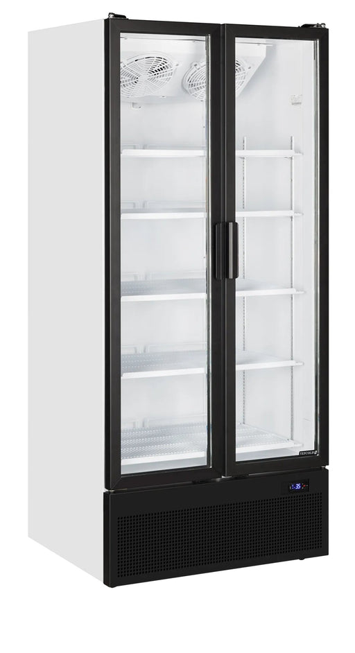 TEFCOLD Expositor botellero refrigerado 2 puertas batientes 700 litros FS890H - FrigeriaHosteleria.com