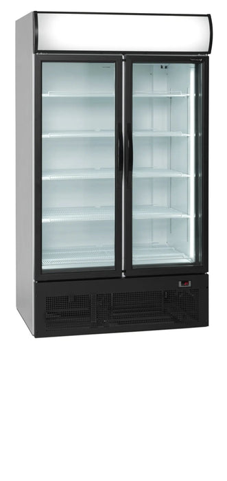 TEFCOLD Expositor botellero refrigerado 2 puertas batientes 900 litros FSC1950H - FrigeriaHosteleria.com