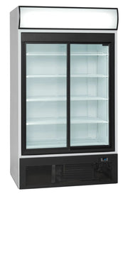 TEFCOLD Expositor botellero refrigerado 2 puertas corredera 900 litros FSC1950S - FrigeriaHosteleria.com