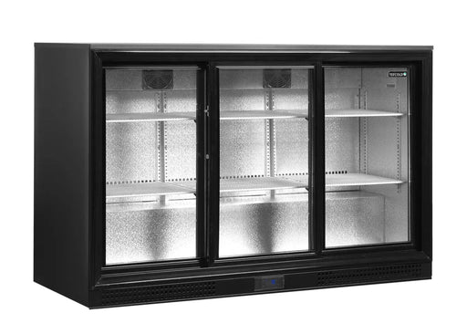TEFCOLD Expositor botellero refrigerado 3 puertas corredera 300 litros DB301S - 3 - FrigeriaHosteleria.com