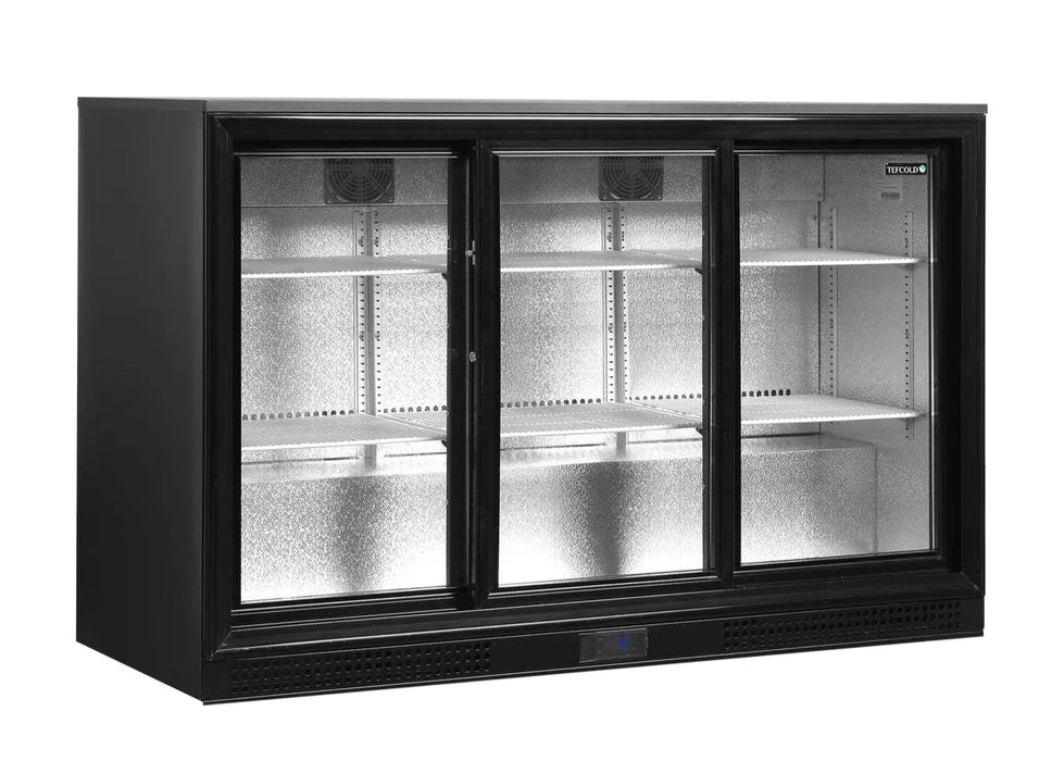TEFCOLD Expositor botellero refrigerado 3 puertas corredera 300 litros DB301S - 3 - FrigeriaHosteleria.com