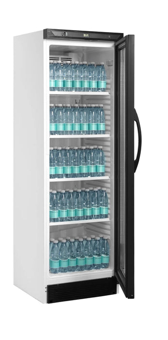 TEFCOLD Expositor botellero refrigerado 400 litros CEV425 1 LED - FrigeriaHosteleria.com