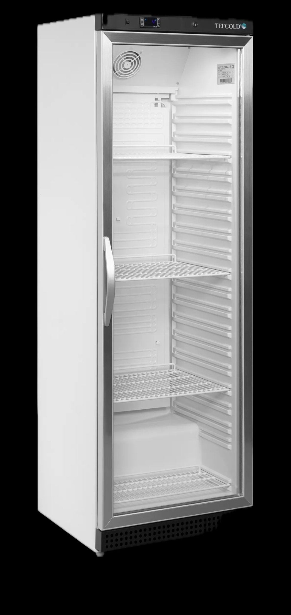 TEFCOLD Expositor botellero refrigerado blanco 600 litros UR600G - FrigeriaHosteleria.com