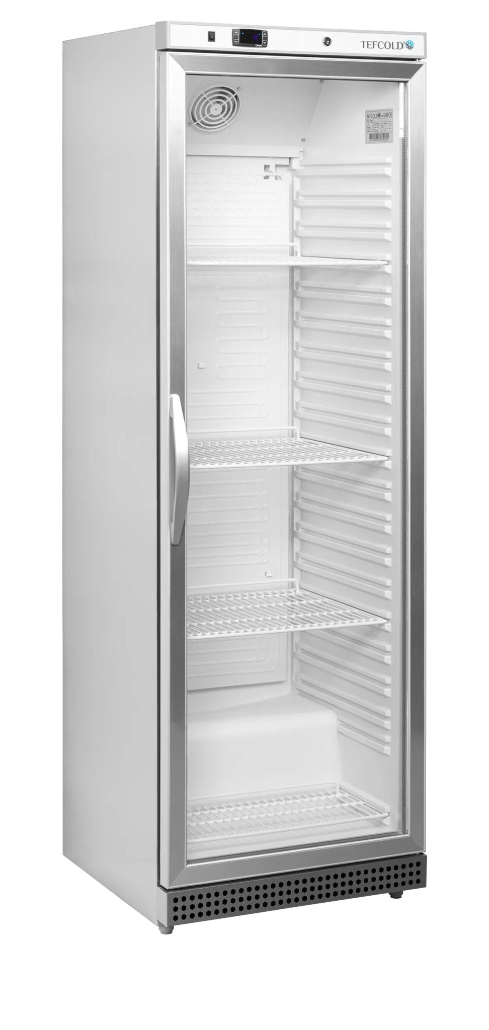TEFCOLD Expositor botellero refrigerado inoxidable 400 litros UR400SG - FrigeriaHosteleria.com