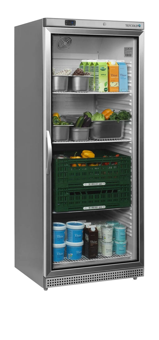 TEFCOLD Expositor botellero refrigerado inoxidable 600 litros UR600SG - FrigeriaHosteleria.com