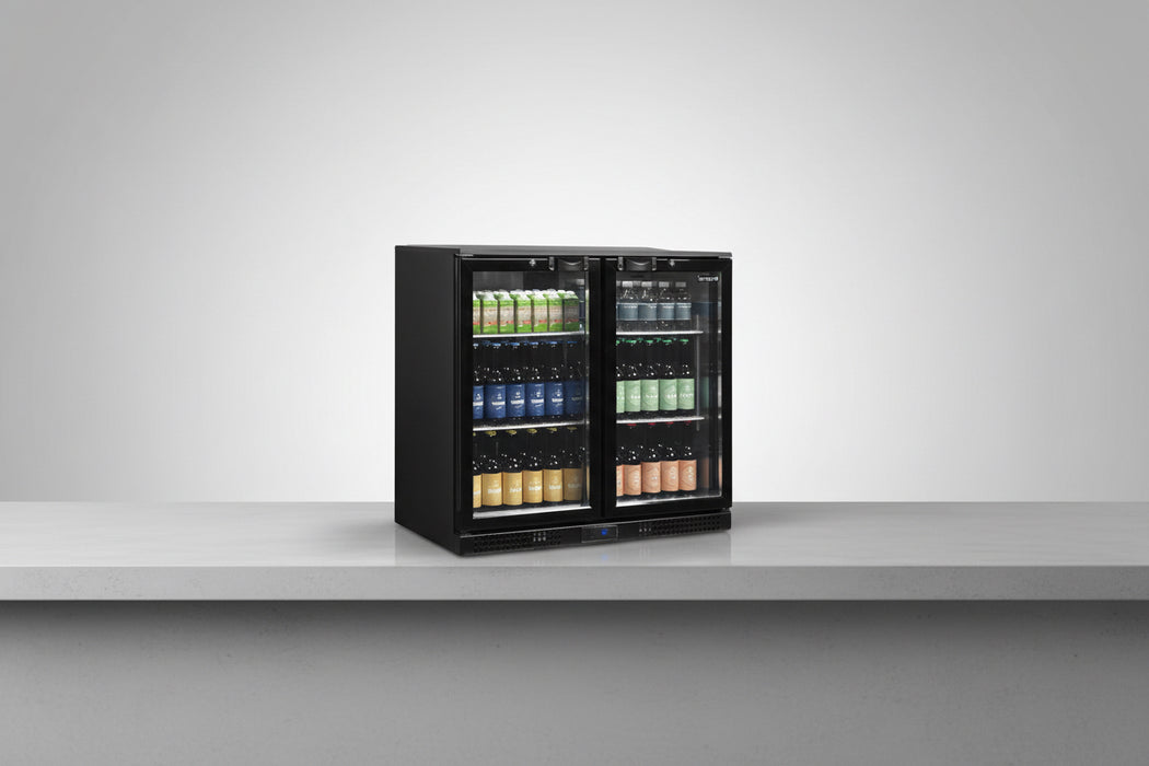 TEFCOLD Expositor botellero refrigerado sobremostrador 190 litros DB201H - FrigeriaHosteleria.com