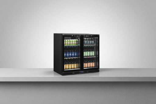 TEFCOLD Expositor botellero refrigerado sobremostrador 190 litros DB201H - FrigeriaHosteleria.com