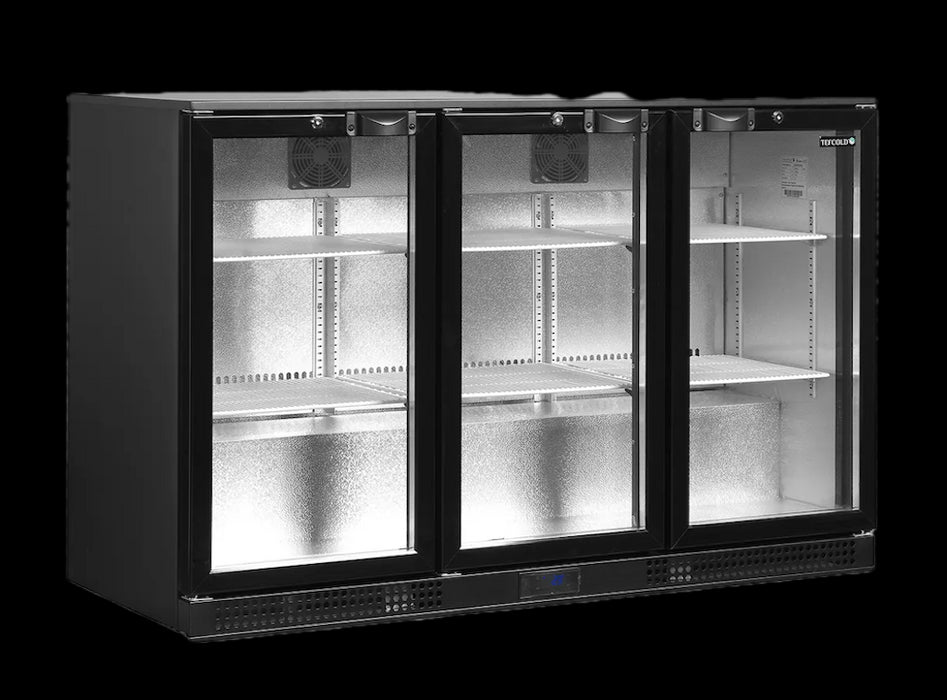 TEFCOLD Expositor botellero refrigerado sobremostrador 300 litros DB301H-3
