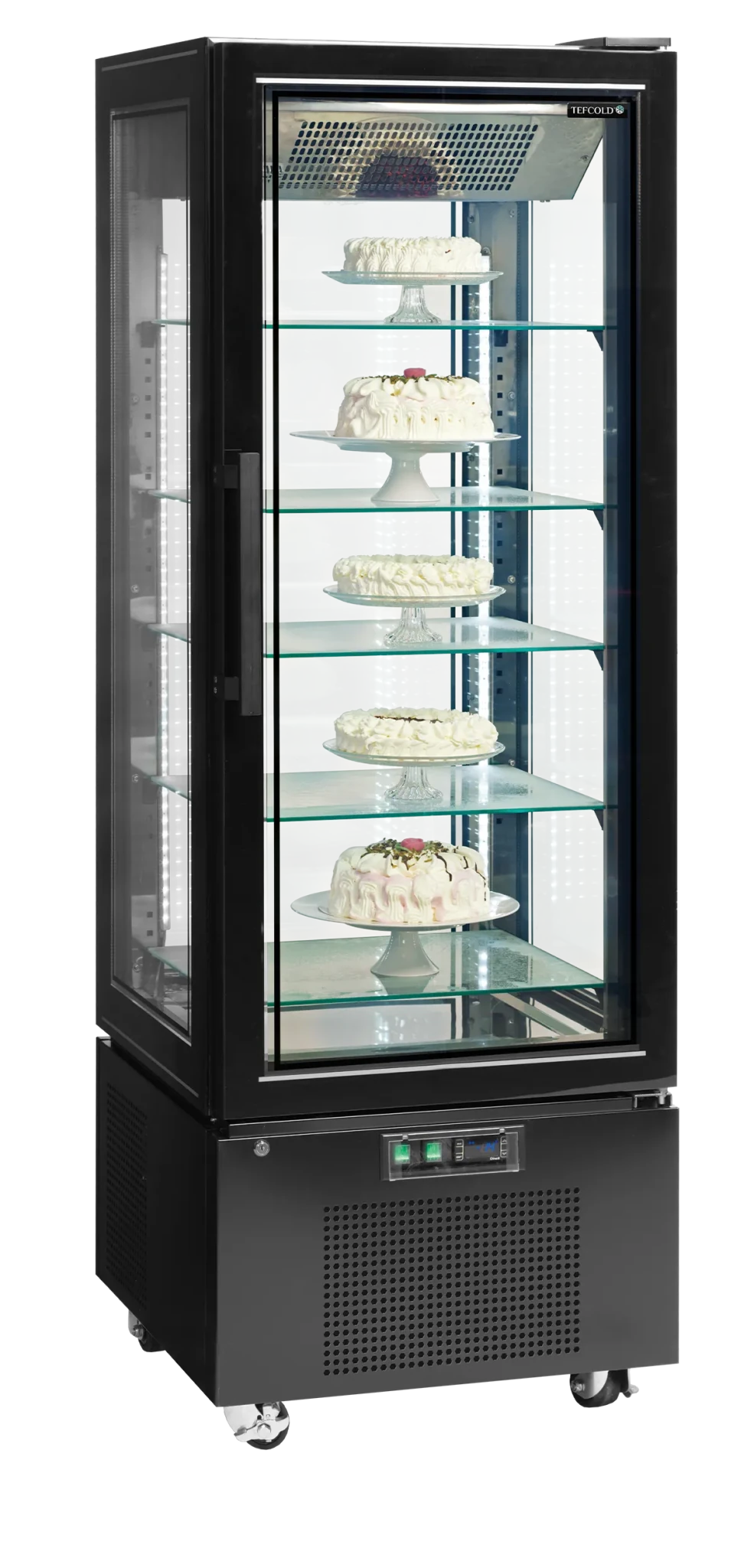 TEFCOLD Expositor congelación 4 caras cristal 400 litros UPD400 - F - FrigeriaHosteleria.com