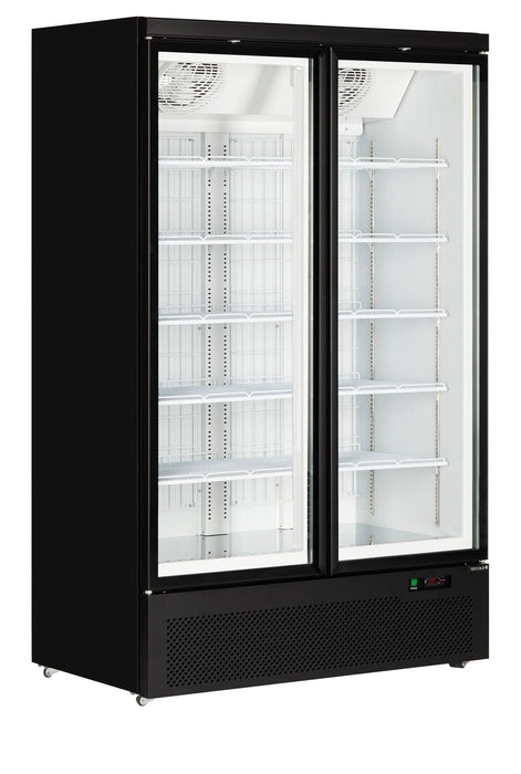 TEFCOLD Expositor congelador 2 puertas 1000 litros Atom Maxi F2DB - FrigeriaHosteleria.com