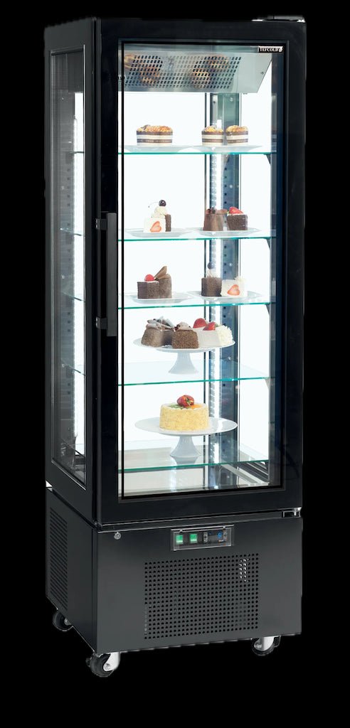 TEFCOLD Expositor refrigerado 4 caras cristal 400 litros UPD400 - C - FrigeriaHosteleria.com