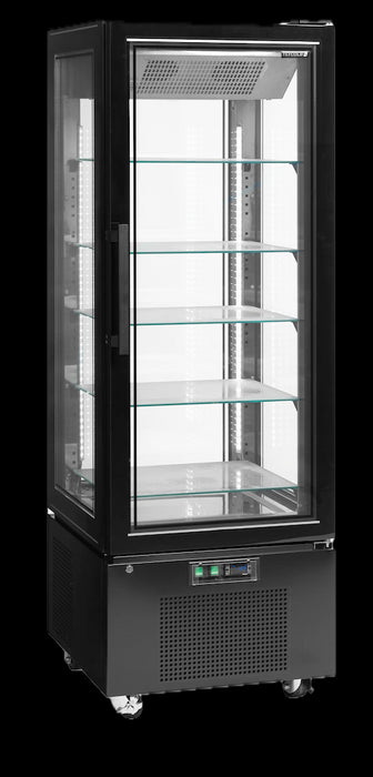 TEFCOLD Expositor refrigerado 4 caras cristal 400 litros UPD400-C