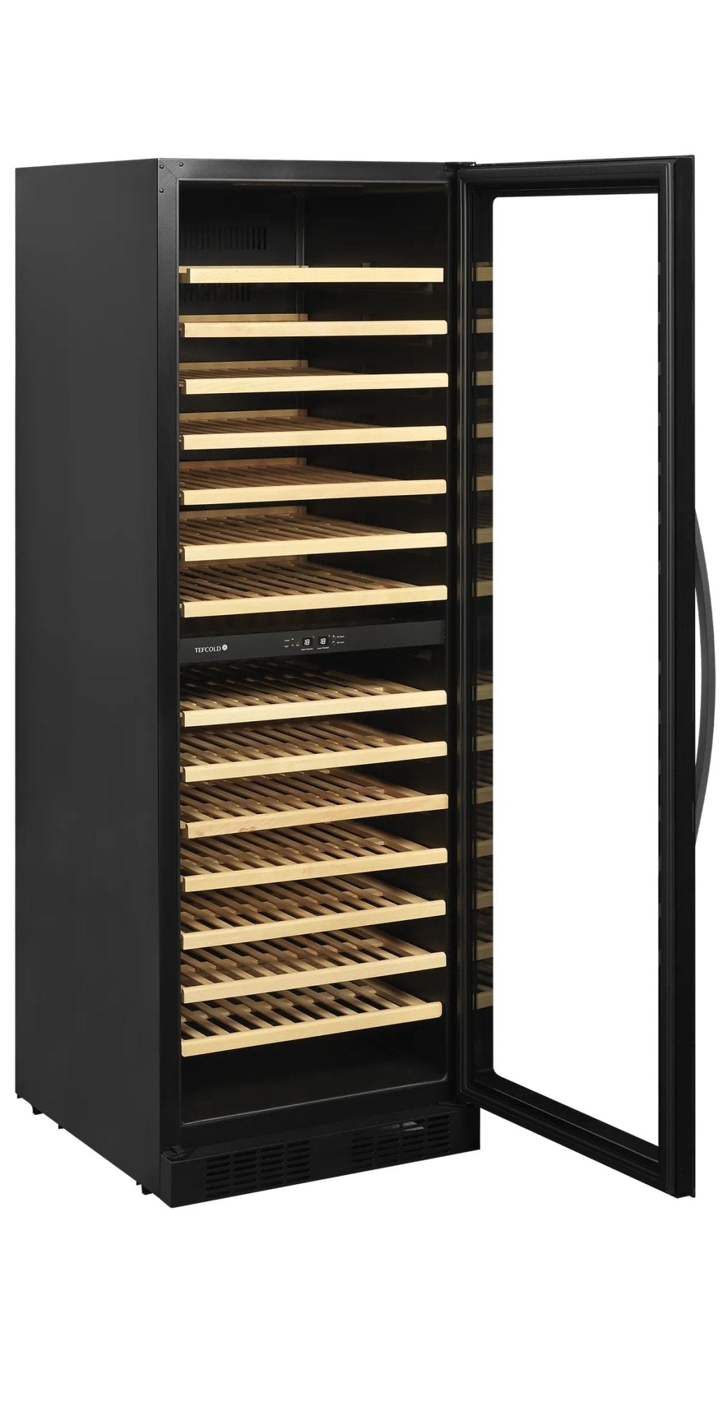 TEFCOLD Expositor refrigerado de vinos doble temperatura TFW400 - 2F - FrigeriaHosteleria.com