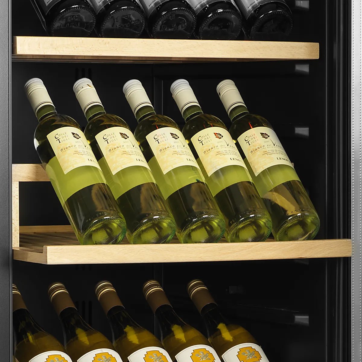 TEFCOLD Expositor refrigerado de vinos doble temperatura TFW400 - 2F - FrigeriaHosteleria.com