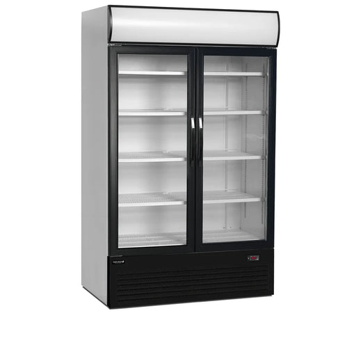 TEFCOLD Expositor refrigerado dos puertas batientes 1100 litros FSC1200H - FrigeriaHosteleria.com