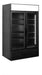 TEFCOLD Expositor refrigerado dos puertas batientes 1100 litros FSC1200H Black - FrigeriaHosteleria.com