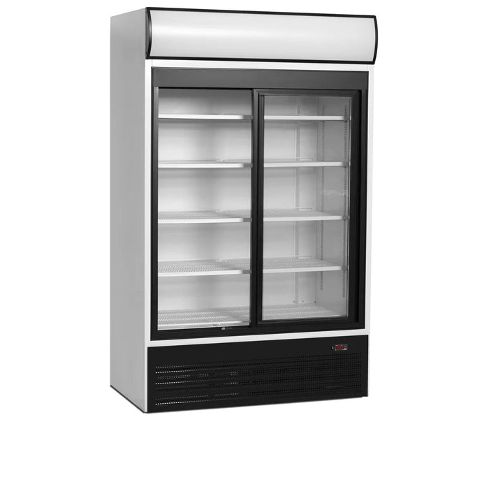 TEFCOLD Expositor refrigerado dos puertas corredera 1100 litros FSC1200S - FrigeriaHosteleria.com