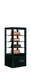 TEFCOLD Expositor refrigerado sobremostrador 4 caras cristal alto 100 cm UPD80 - BLACK - FrigeriaHosteleria.com