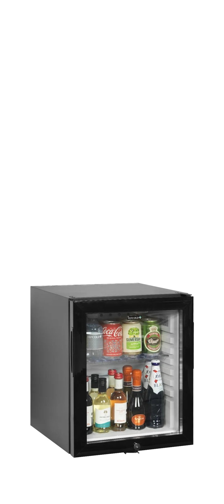 TEFCOLD Minibar refrigerado puerta cristal 27 litros TM35GC - FrigeriaHosteleria.com