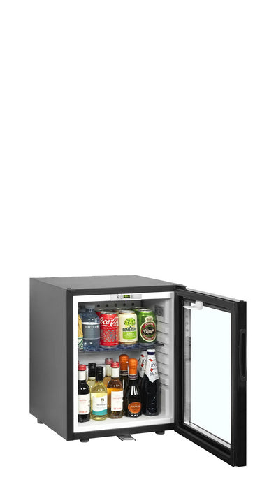 TEFCOLD Minibar refrigerado puerta cristal 27 litros TM35GC