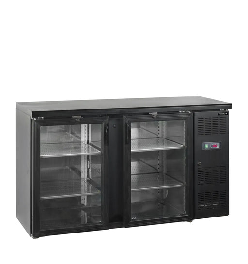 TEFCOLD Refrigerador backbar 2 puertas cristal ancho 146 cm CBC210G - FrigeriaHosteleria.com