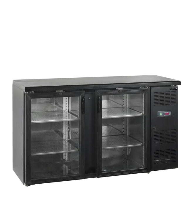 TEFCOLD Refrigerador backbar 2 puertas cristal ancho 146 cm CBC210G - FrigeriaHosteleria.com