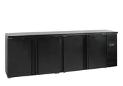 TEFCOLD Refrigerador backbar 4 puertas ancho 254 cm CBC410 - FrigeriaHosteleria.com